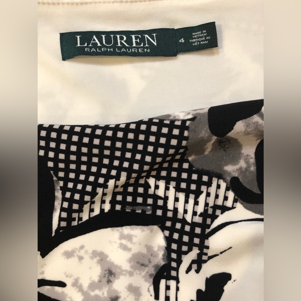 Lauren Ralph Lauren Womens sleeveless floral dress size 4 - Picture 3 of 4